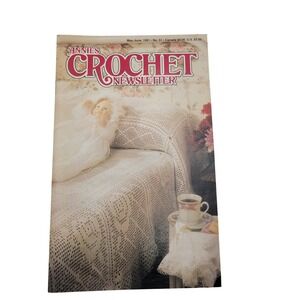 Annies Crochet Newsletter May-June‎ 1991 No. 51 Vintage Patterns Doll Bedspread